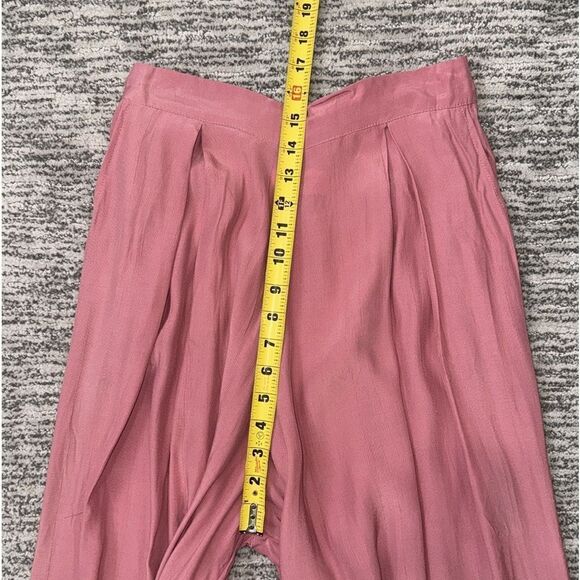 NWT SWF PINK WIDE LEG PLEAT Medium - Picture 9 of 14